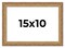 15x10 Solid Wood Antique Picture Frame with UV-Resistant Acrylic & Acid-Free Backing, Available in 4 Finishes: Bronze, Gold, Silver, and Gold with Black